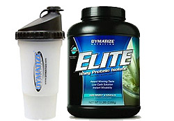 Whey Protein (Dymatize) 5 lb With Shaker