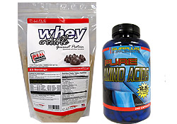 Whey-Credible Gourmet Protein (1.5 Pounds) w Free Amino's